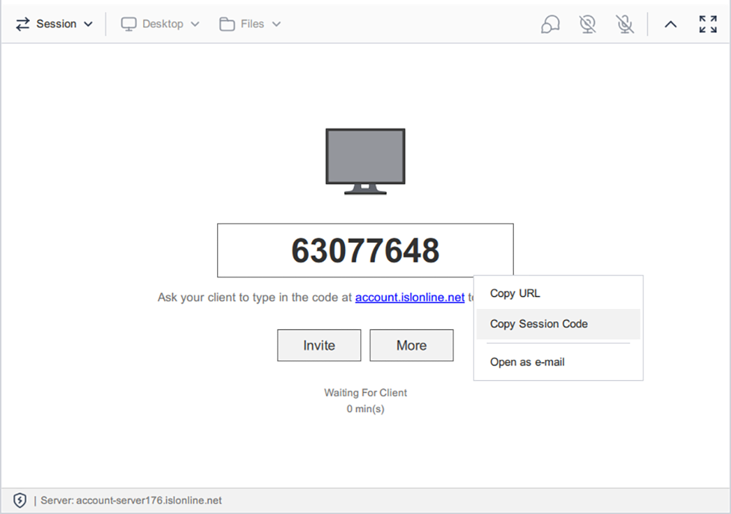 Diagrama conectar com código